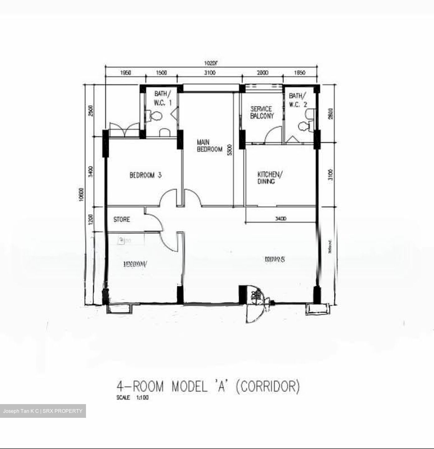 Blk 701 Woodlands Drive 40 (Woodlands), HDB 4 Rooms #566433401